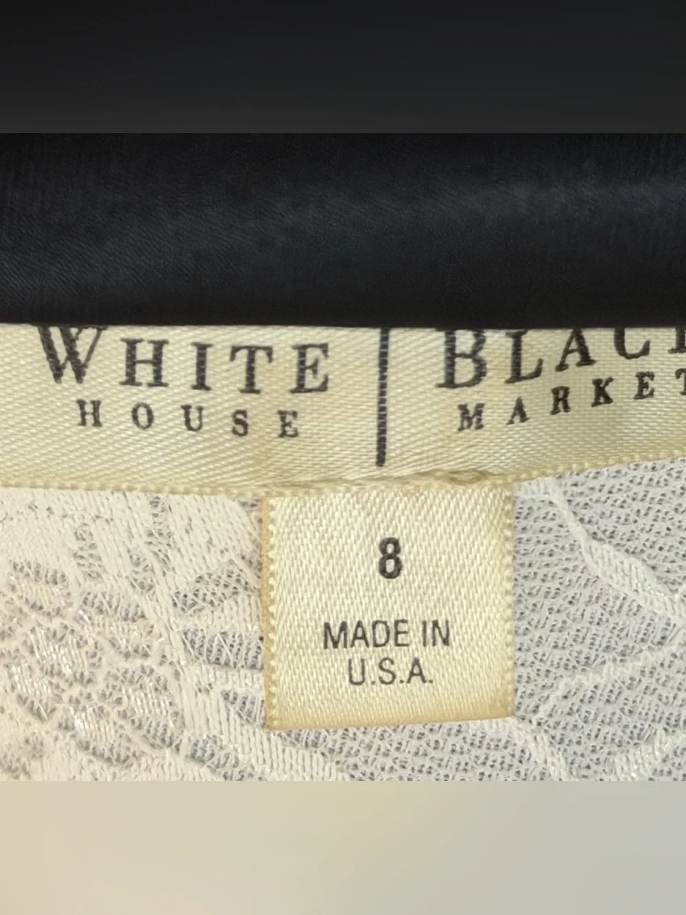 White House Black Market chic black